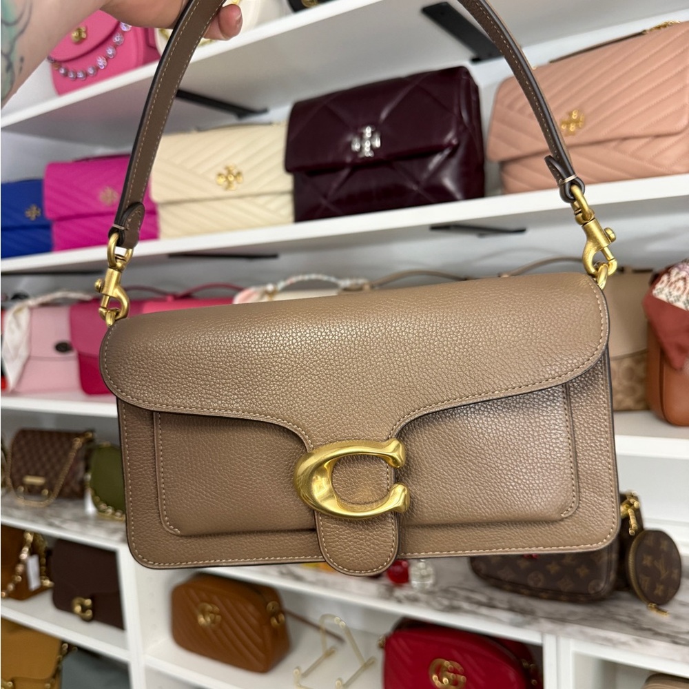 SOLD NWOT Coach tabby 26 dark stone